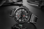 Retro  Waterproof Watch With Chronometers Steel Case And Leather Belts Unique Design Excellent Look Perfect Gift For Your Man Stevvex