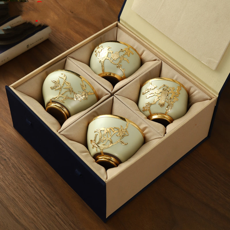 Office Gifts And Household Kung Fu Tea Set Single Cup Pi-Mart