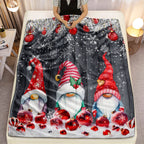 1pc Christmas Throw Blanket, Christmas Party Decorations Blanket, New Year Gift Bed Blanket, Christmas Gift For Couch Bed Sofa Office Camping