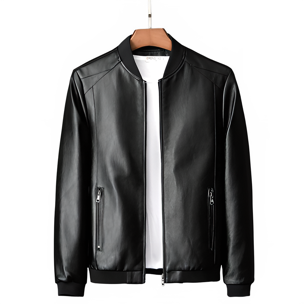 Leather Jacket Bomber Motorcycle Jacket Men Biker PU Baseball Jacket Plus Size 7XL 2020 Fashion Causal Jaqueta Masculino J410 Pi-Mart