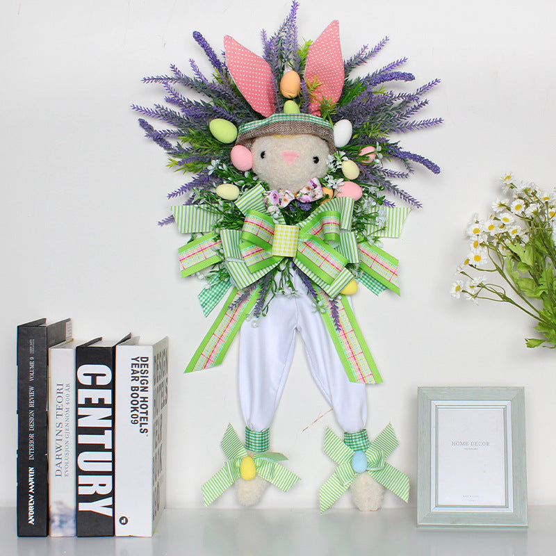 Easter Decoration Wreath Door Hanging Decorations Pi-Mart