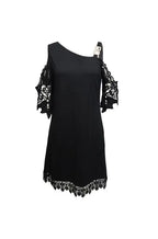 Ladies' Solid Color Off Shoulder Tassel Design Fashionable Dress - SJB-DIAMOND ELITES