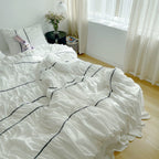 Handmade Bubble Pleated Cotton Four-piece Cotton Set Pi-Mart