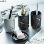 Nordic Matte Bathroom Accessories Set Pi-Mart
