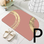 Diatom Mud Bathroom Door Non-slip Absorbent Floor Mat Pi-Mart