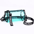 PVC waterproof drum crossbody bag, Transparent small crossbody bag, - SJB-DIAMOND ELITES