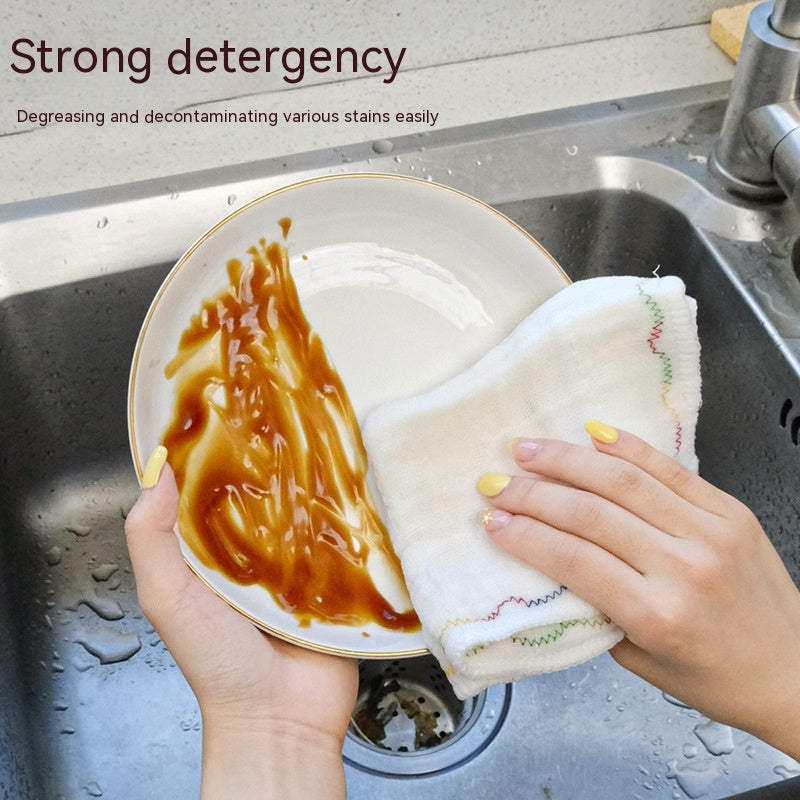 Rainbow Oleophobic Rag Dishwashing Pure Cotton Pi-Mart