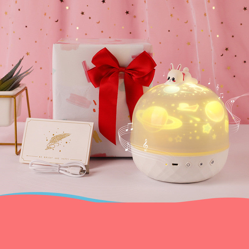 Children's Bedroom Dream Rotating Gypsophila Projection Lamp Pi-Mart