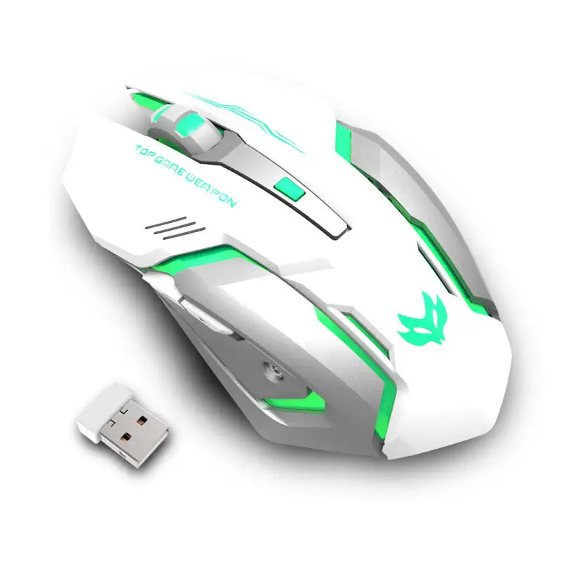Wireless Charging Silent Gaming Mouse Machinery Lootquake LLC