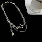 Star Charms Necklace - SJB-DIAMOND ELITES