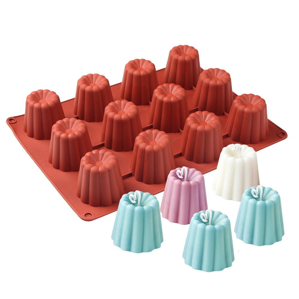 12 Cavity Silicone Mold Cake Mold Muffin Cupcake Baking Tray Dessert Pastry Cake Decorating Tools Nonstick Cannel Mold Baking Cake Pan For Bread Muffin Cake Baking Pan Kitchen Baking Molds Stevvex
