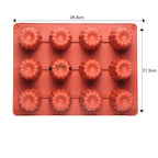 12 Cavity Silicone Mold Cake Mold Muffin Cupcake Baking Tray Dessert Pastry Cake Decorating Tools Nonstick Cannel Mold Baking Cake Pan For Bread Muffin Cake Baking Pan Kitchen Baking Molds Stevvex