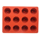 12 Cavity Silicone Mold Cake Mold Muffin Cupcake Baking Tray Dessert Pastry Cake Decorating Tools Nonstick Cannel Mold Baking Cake Pan For Bread Muffin Cake Baking Pan Kitchen Baking Molds Stevvex