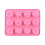 12 Emoticons Ice Mould Silicone Baking Mold Cake Candy Chocolate Sugar Ice Pastry Food Mold Funny Multifunction Kitchen Bar Tool Silicone Emoji Molds Flexible Molds Kitchen Accessories