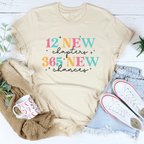12 New Chapters 12 New Chances Tee Peachy Sunday
