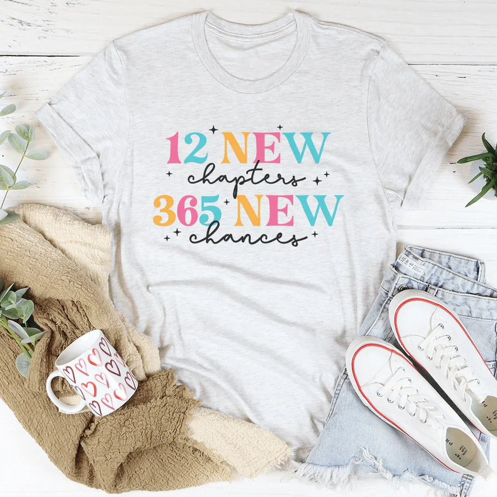 12 New Chapters 12 New Chances Tee Peachy Sunday