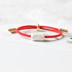 12 Zodiac Bracelet Charm Jewelry Adjustable Braided Rope Couple Bracelets Handmade Navy String Bracelet With Metal Knot Men Women Braided Bracelets Gifts