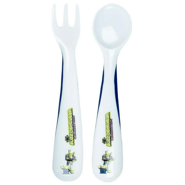 Disney Pixar Toy Story Buzz Lightyear Fork and Spoon Utensil Set 12m+ - SJB-DIAMOND ELITES