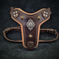 The ''Aztec'' harness Brown Small to Medium Size - SJB-DIAMOND ELITES