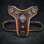 The ''Aztec'' harness Brown Small to Medium Size - SJB-DIAMOND ELITES