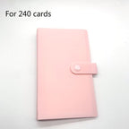 120/240 Cards Capacity Cards  Holder Binders Albums  For 60*90mm Cards Book Sleeve Photo Albums Family Scrapbook Albums Family Anniversary Gift For Couple