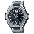 Casio Men's Heavy Duty Metal Bezel Analog Watch, Stainless Steel Bracelet MWA100HD-1AV