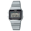 Casio Men's Slim-Digital Stainless Steel Watch
