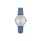 Time and Tru Women's Crystal Accent Silver Tone Watch
