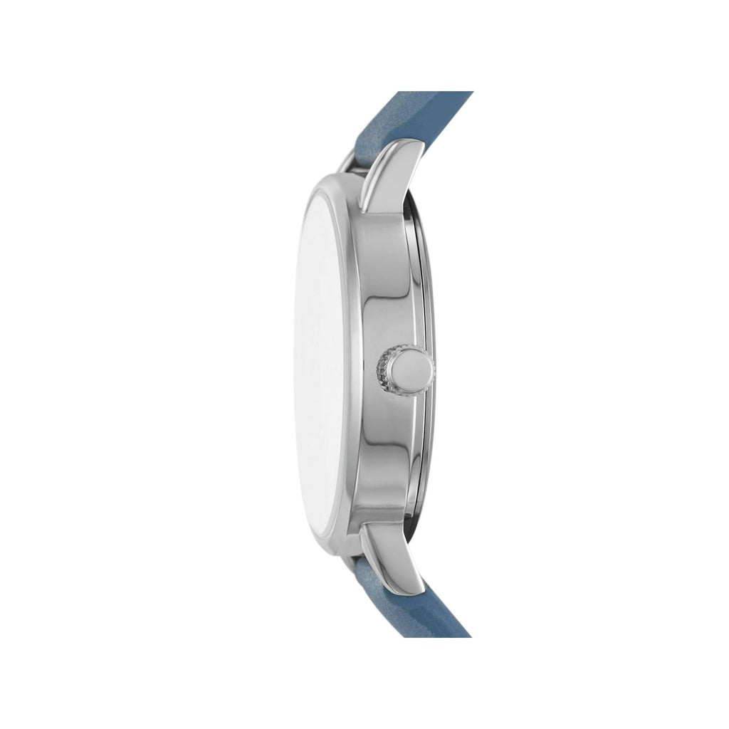Time and Tru Women's Crystal Accent Silver Tone Watch