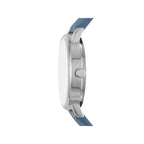 Time and Tru Women's Crystal Accent Silver Tone Watch