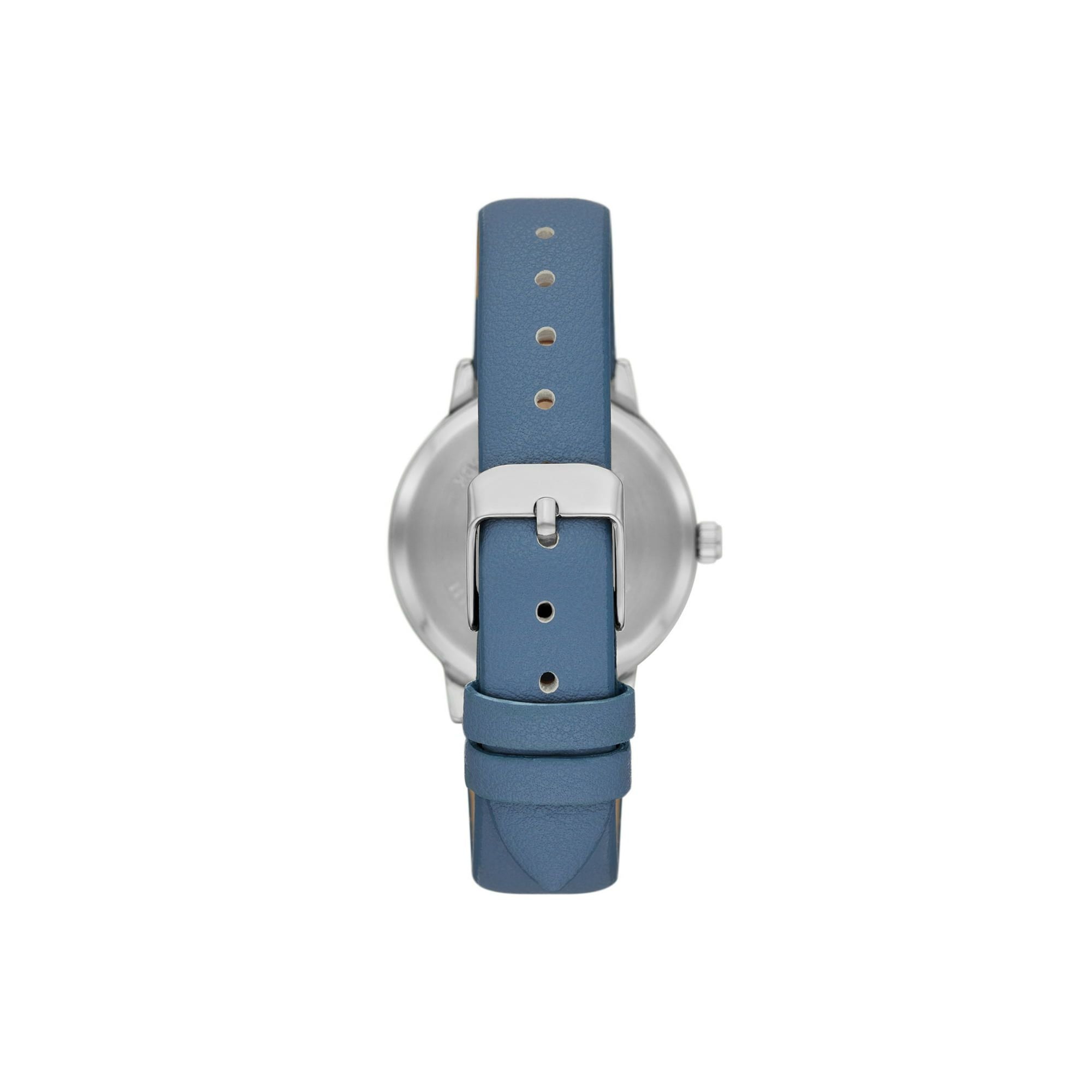 Time and Tru Women's Crystal Accent Silver Tone Watch
