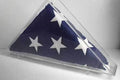 Memorial flag acrylic shadowbox veteran military burial display The Military Gift Store