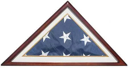 Memorial/Burial Flag Display Case Stand Holder 5'X9.5' The Military Gift Store