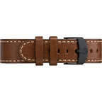 Timex Men's Expedition Scout Brown/Black 43mm Outdoor Watch, Leather Strap