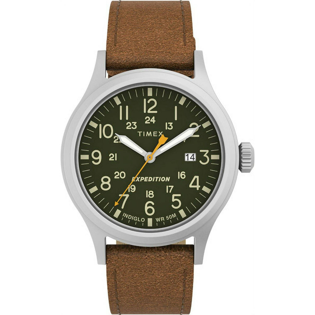 Timex Men's Expedition Scout Brown Strap Watch