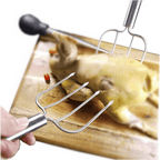 i Kito Thanksgiving Turkey Lifters Set of Two, Roasting Poultry Forks Serving Set Stainless Steel - SJB-DIAMOND ELITES