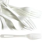 Avant Grub 5" White Disposable Plastic Forks, 100 Pack - SJB-DIAMOND ELITES