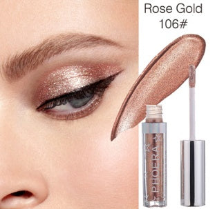 PHOERA Magnificent Metals Glitter and Glow Liquid Eyeshadow 12 Colors Lootquake LLC