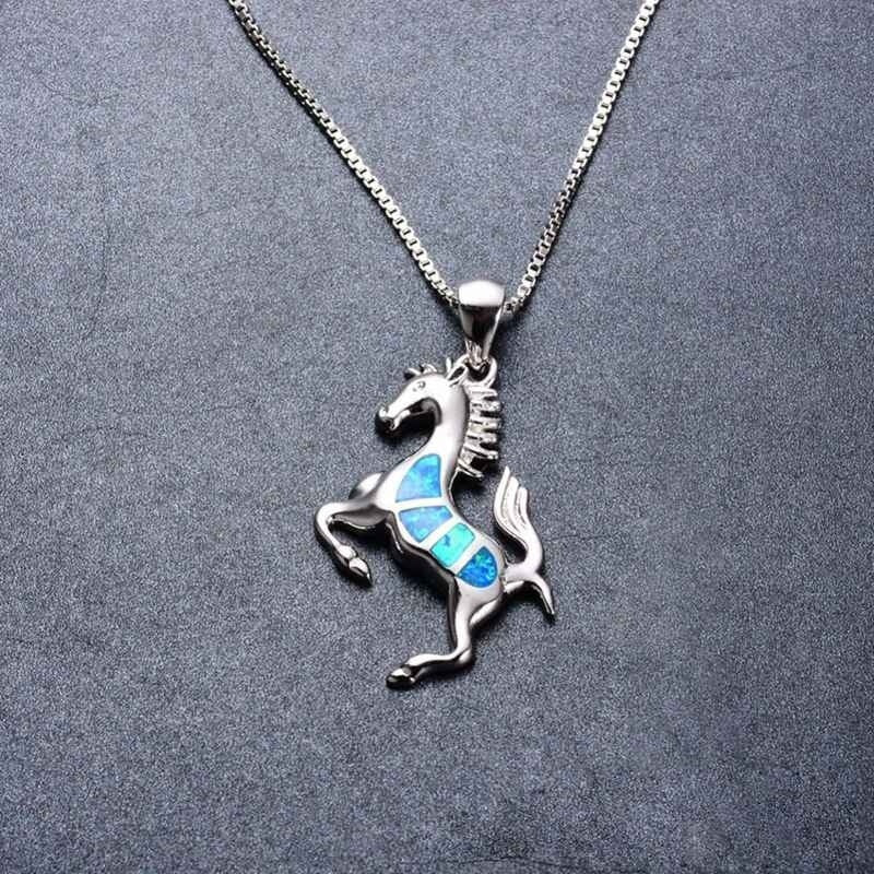 Diamond horse necklace Lootquake LLC