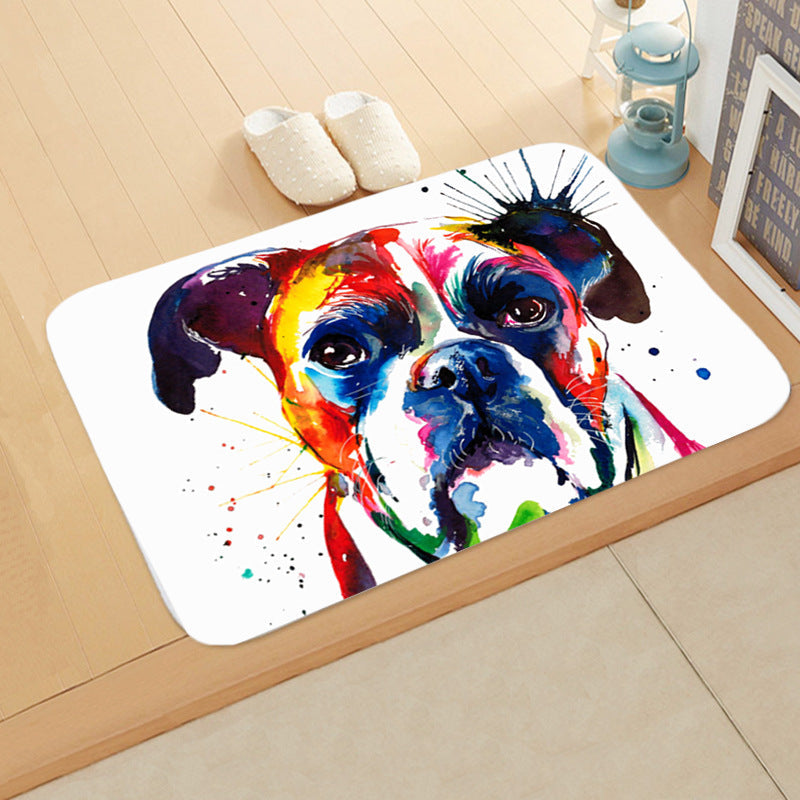 Digital Printing Floor Mat Bathroom Kitchen Toilet Absorbent non-slip Mat Pi-Mart