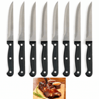 8 Professional Steakhouse Knife Set Steak Knives Kitchen Cutlery Tool Serrated
