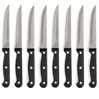 8 Professional Steakhouse Knife Set Steak Knives Kitchen Cutlery Tool Serrated