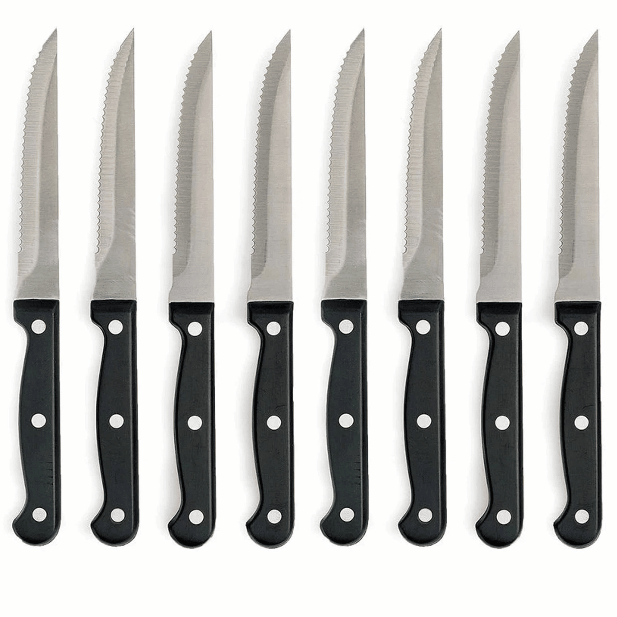 8 Professional Steakhouse Knife Set Steak Knives Kitchen Cutlery Tool Serrated