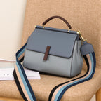 Cowhide leather tote bag shoulder purse leather crossbody strap 8853 - SJB-DIAMOND ELITES