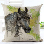 Horse pattern pillow pillowcase Lootquake LLC