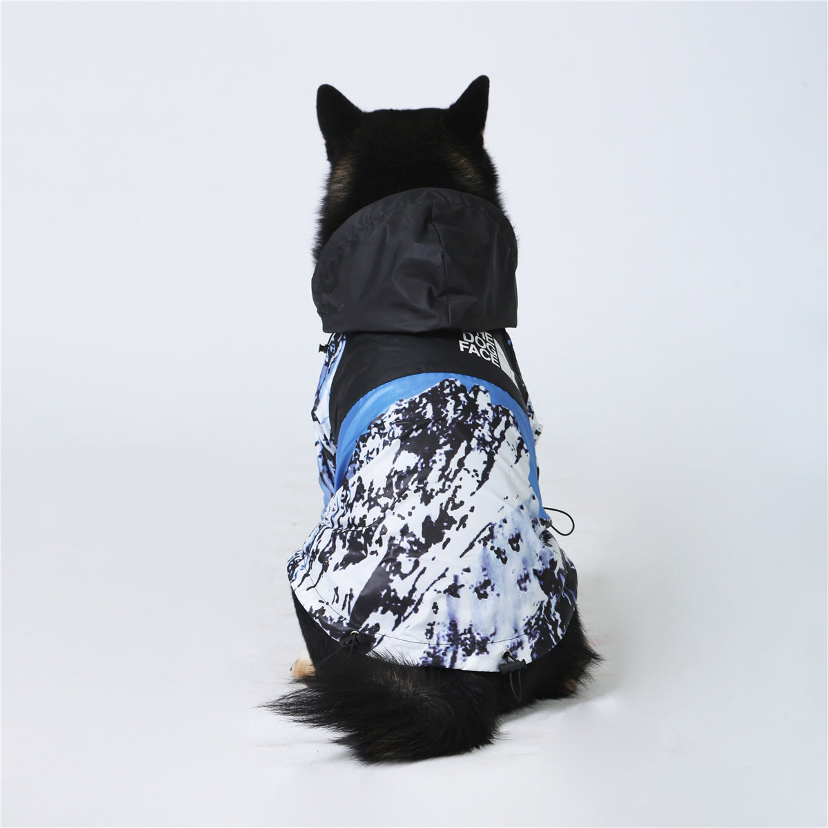 Windproof And Rainproof Dog Clothes Large Dog Raincoat Dog Pet Shell Jacket Pi-Mart