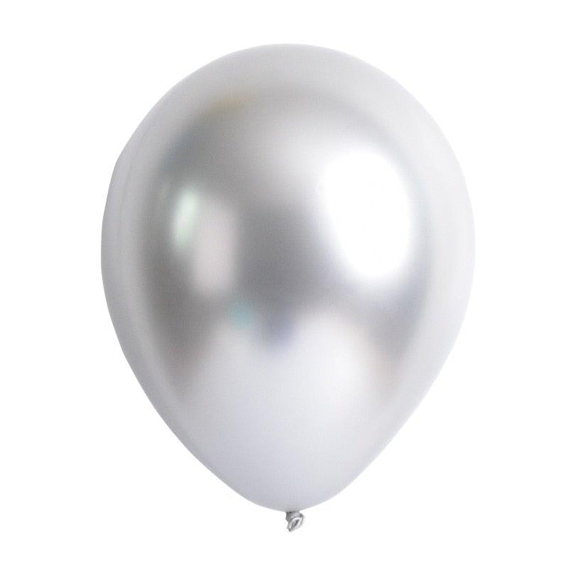 122 pieces White Silver Latex Balloon Arch Garland Kit For Baby Shower Wedding Birthday Graduation Anniversary Bachelorette Party Luxury Ballons Stevvex