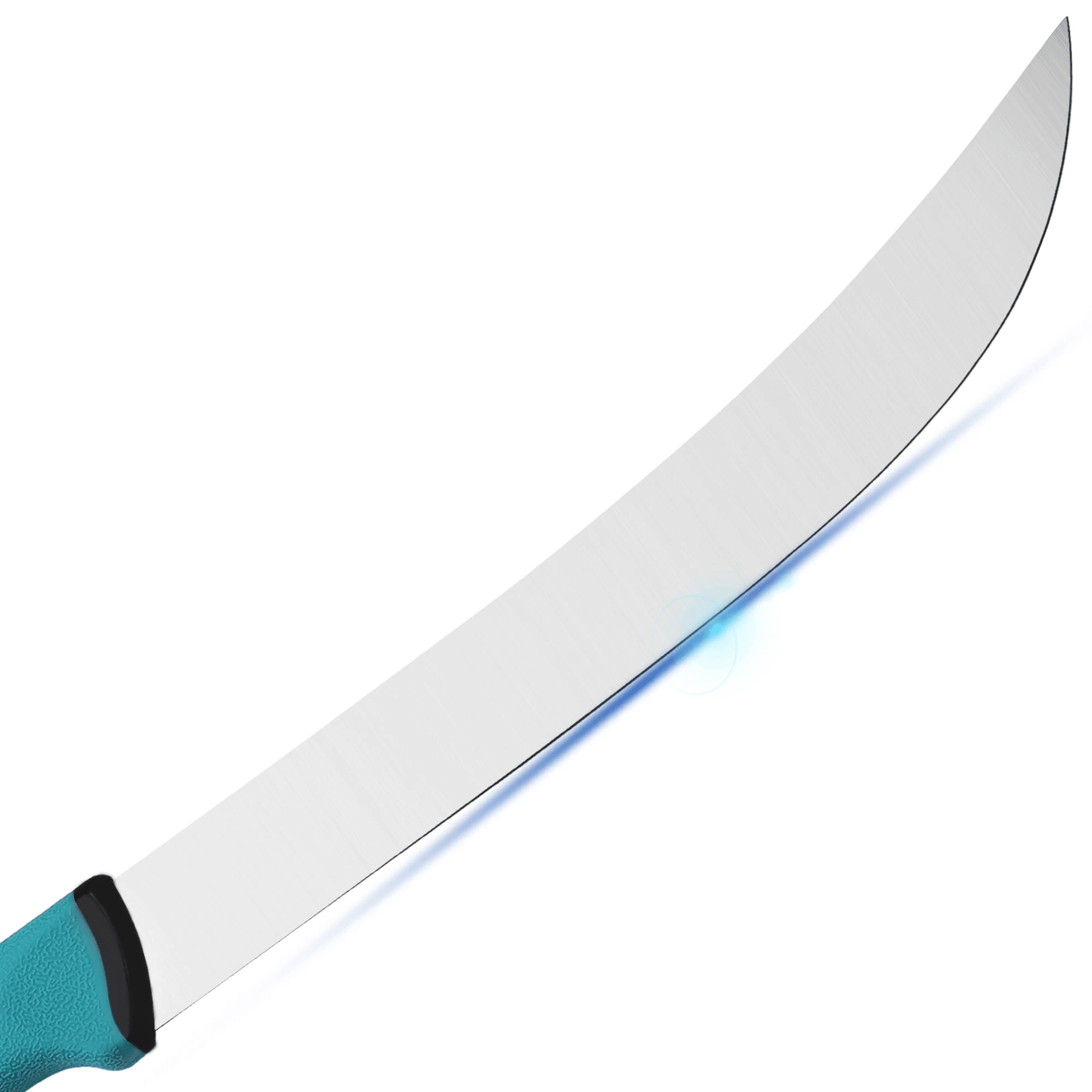 YOUSUNLONG Cimeter Butcher Knife 10 inch - Premium High-carbon Molybdenum Steel Blade and Santoprene Handle