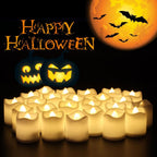 12/24Pcs Creative LED Candle Flameless LED Tea Lights with Remote Battery Operated Flickering Tea lights Candles with Timer Tea Lights Realistic Fake Candles Battery Powered Flameless Tea Light Lamp For Home Wedding Party Decoration Supplies Stevvex