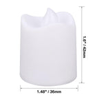 12/24Pcs Creative LED Candle Flameless LED Tea Lights with Remote Battery Operated Flickering Tea lights Candles with Timer Tea Lights Realistic Fake Candles Battery Powered Flameless Tea Light Lamp For Home Wedding Party Decoration Supplies Stevvex